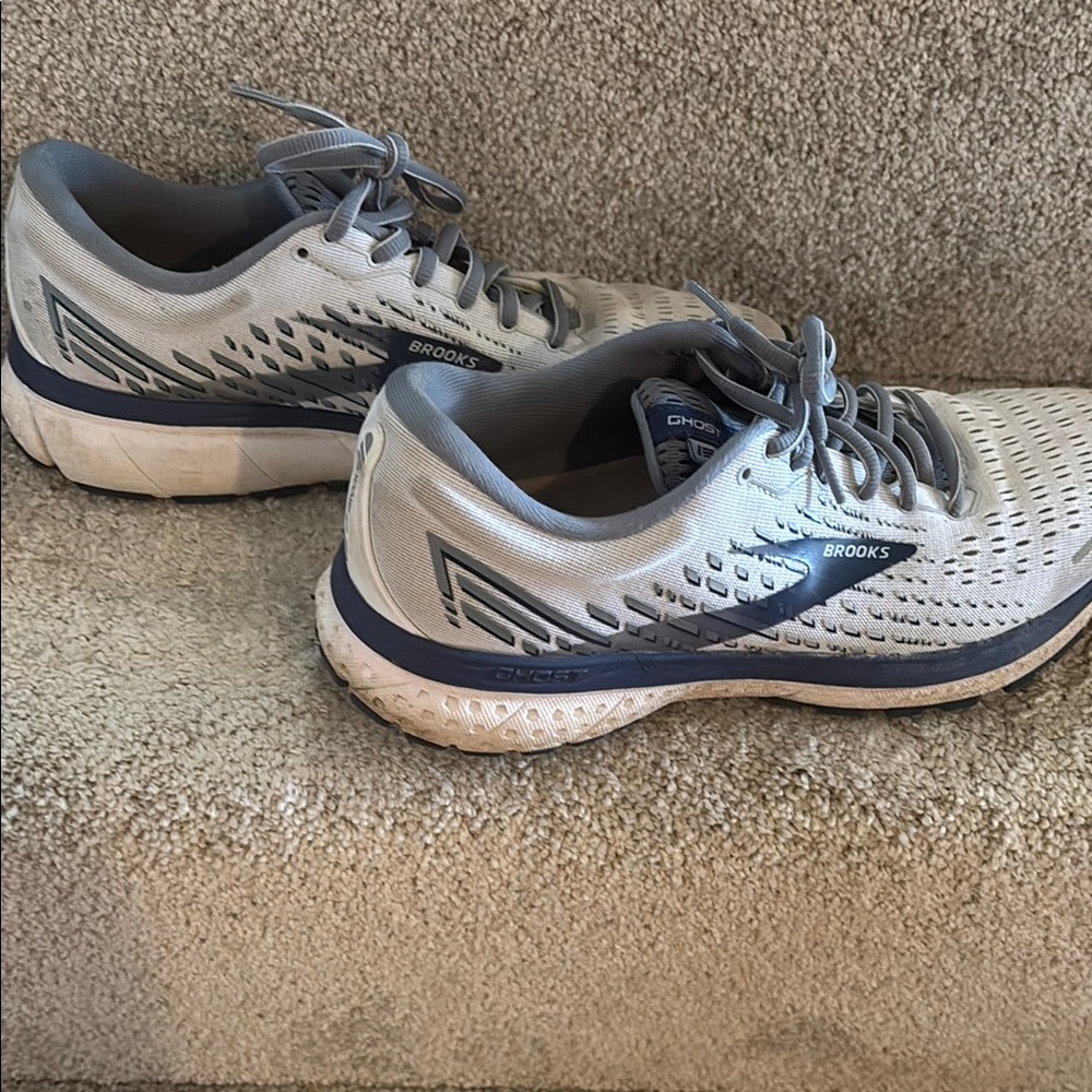Brooks Gray and Blue Running Shoes
